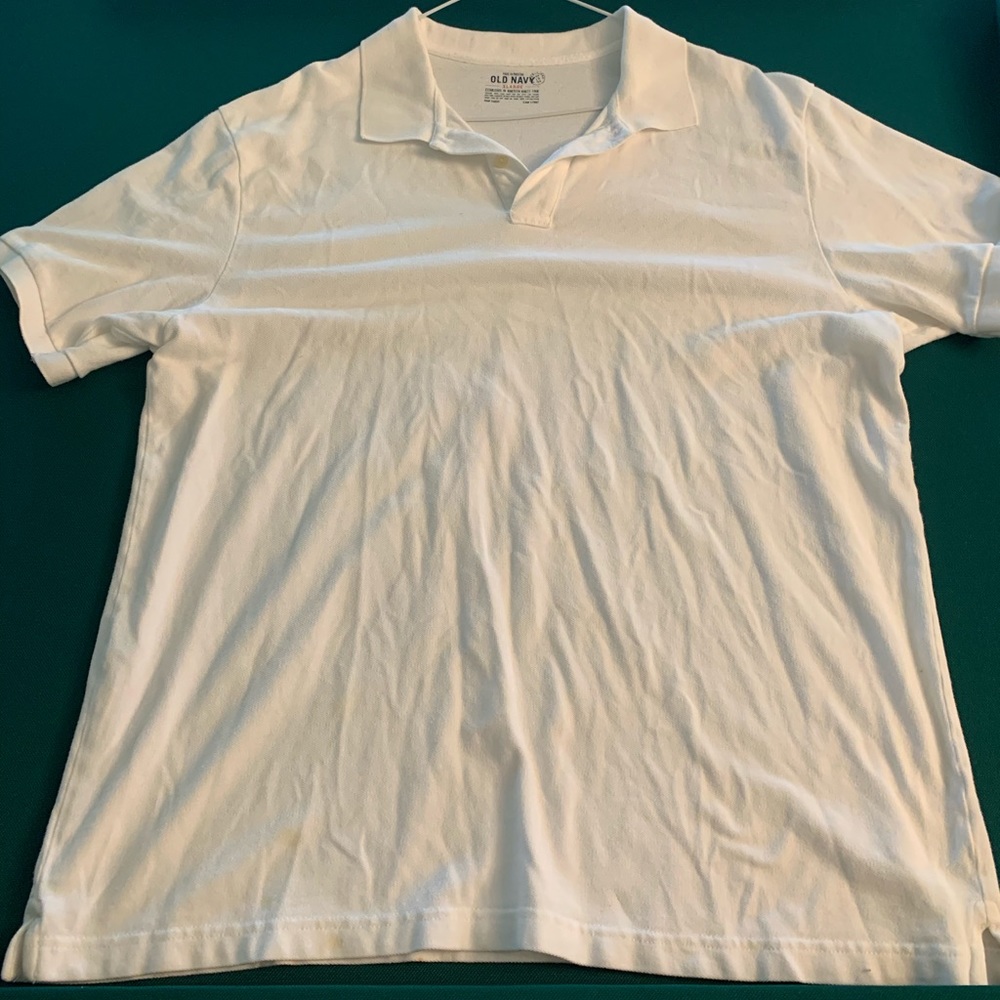 XL polo light blue & red